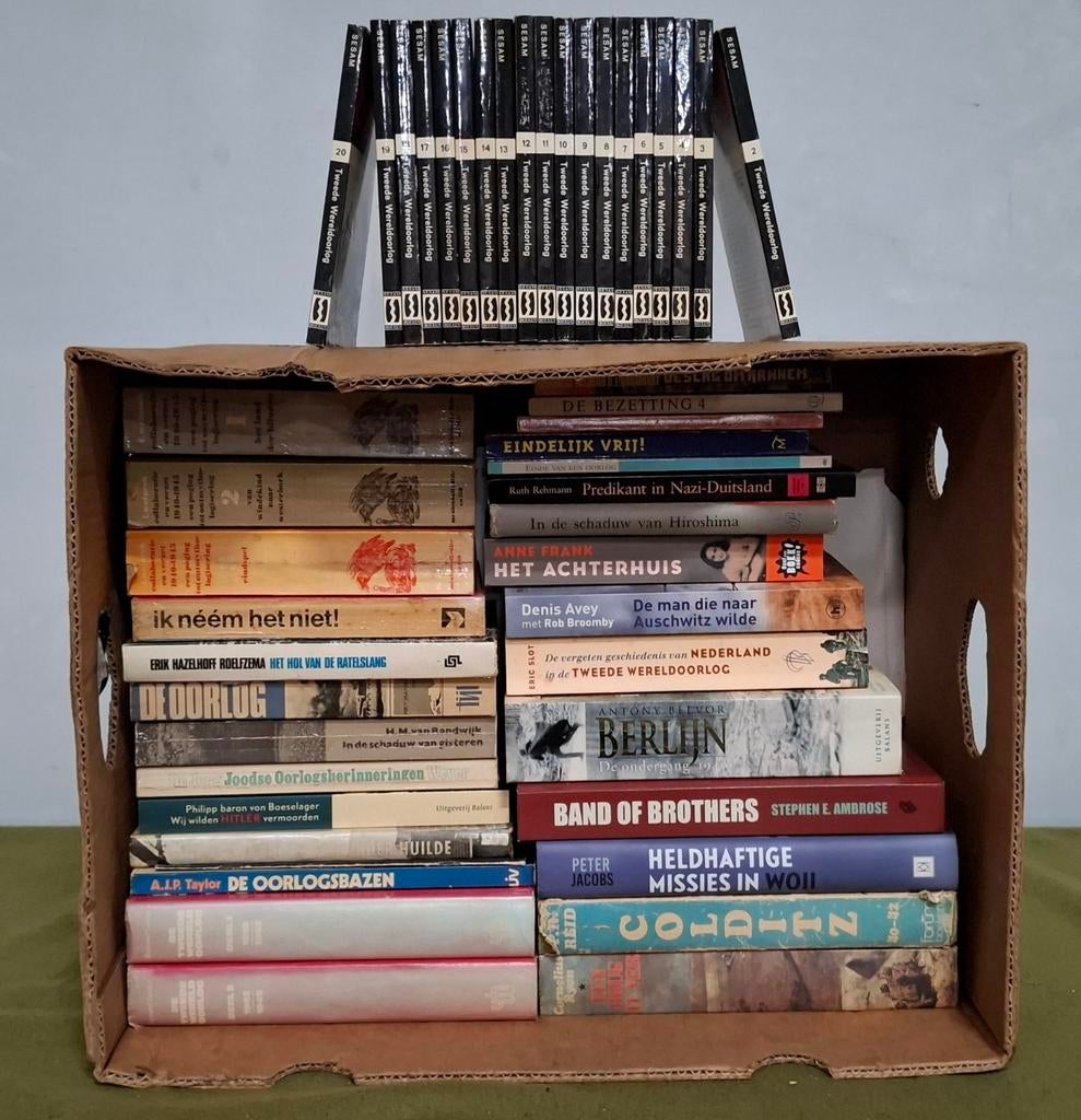48 x oorlogsboeken / geschiedenis van de 2e wereldoorlog, Ophalen of Verzenden, Tweede Wereldoorlog, Gelezen, Algemeen