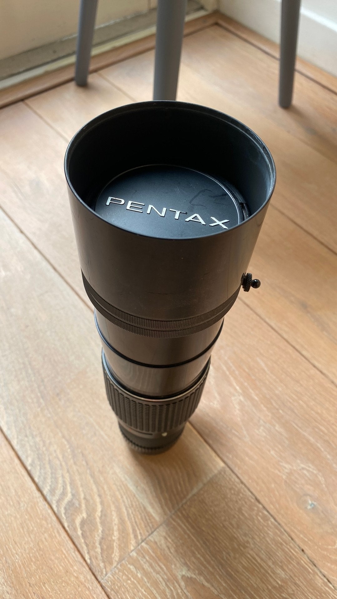 Smc pentax-M 400mm f5.6, Handmatige focus, 400 mm, Gebruikt, Pentax K-mount