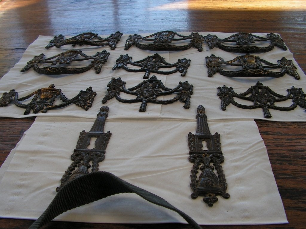 antiek beslag, Ophalen of Verzenden, Gebruikt, Koper of Messing, Overige typen