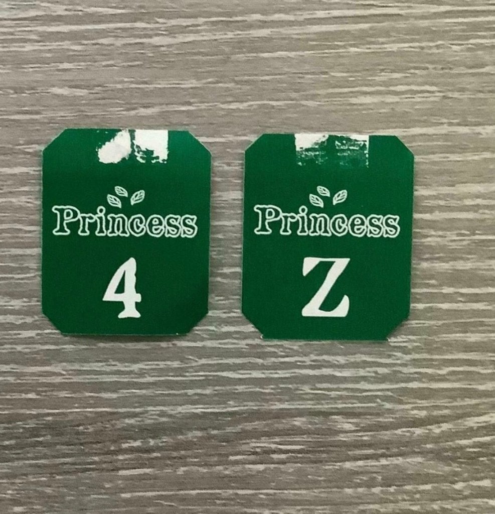 GEZOCHT: Princess theelabels (groen met wit letter/cijfer), Ophalen of Verzenden, Theezakje(s)