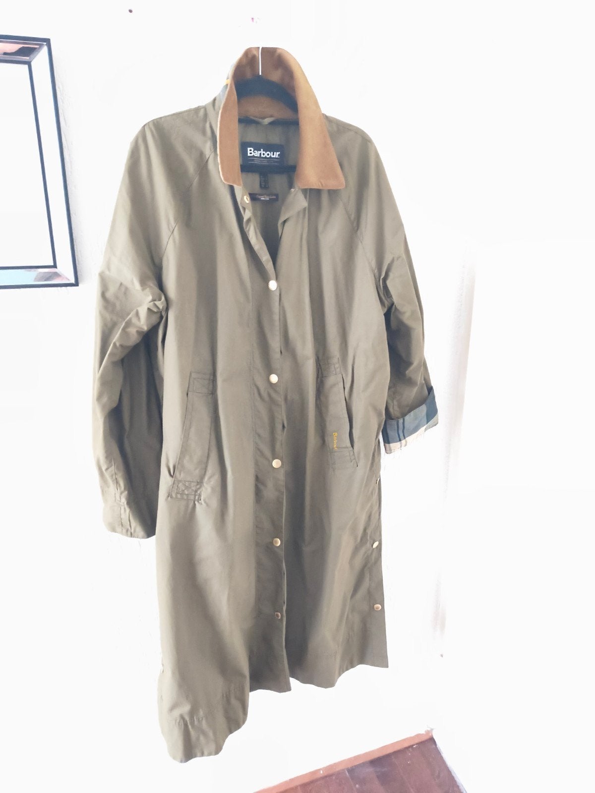 Barbour jas groen/ruit maat 44, Barbour, Maat 42/44 (L), Ophalen of Verzenden, Zo goed als nieuw