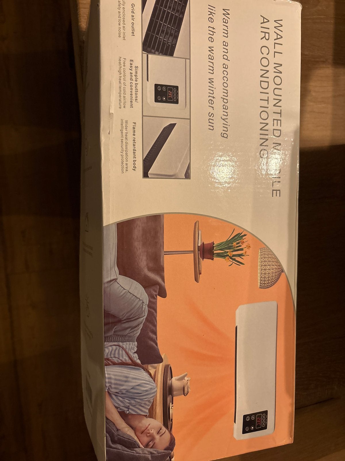 Wandgemonteerde Mobiele Airconditioning met Afstandsbedienin, Minder dan 60 m³, Nieuw, 3 snelheden of meer, Ophalen of Verzenden