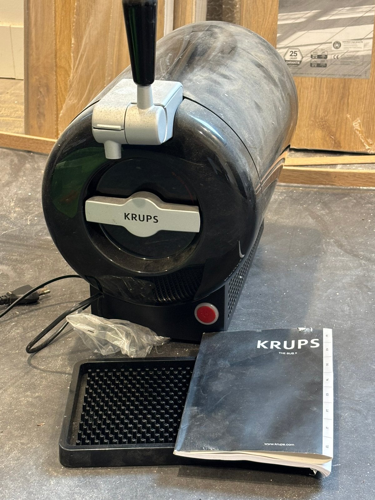 Krups biertap, Witgoed en Apparatuur, Thuistaps, Ophalen, Zo goed als nieuw, Krups