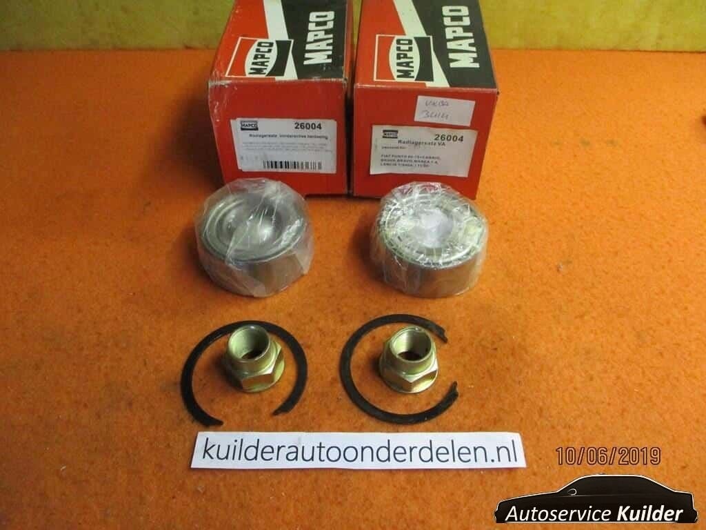2X Wiellagerset voorzijde Fiat Bravo punto Lancia delta MAPC, Fiat, -, -, Nieuw