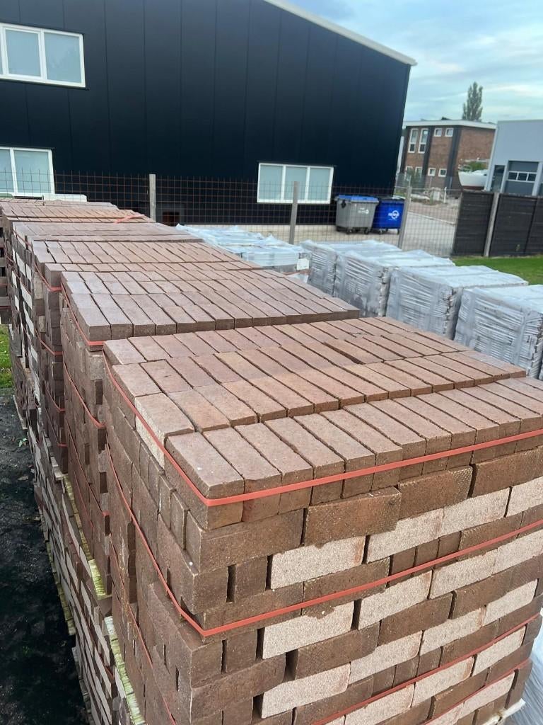 Mooie partij Dikformaten 8cm's, Tuin en Terras, Tegels en Klinkers, Ophalen, Nieuw, Beton, Klinkers
