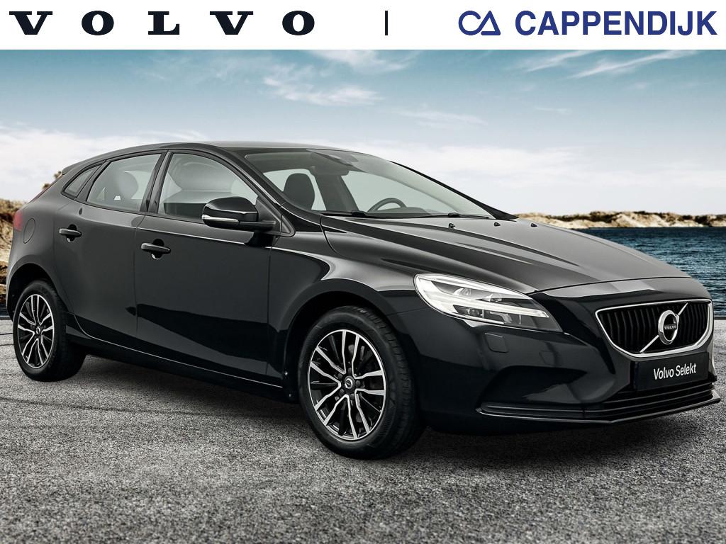 Volvo V40 T2 AUT6 123PK Nordic+ Standkachel| Navi| LED| OnCa, Auto's, Volvo, 12 maanden, Stof, 4 cilinders, Zwart