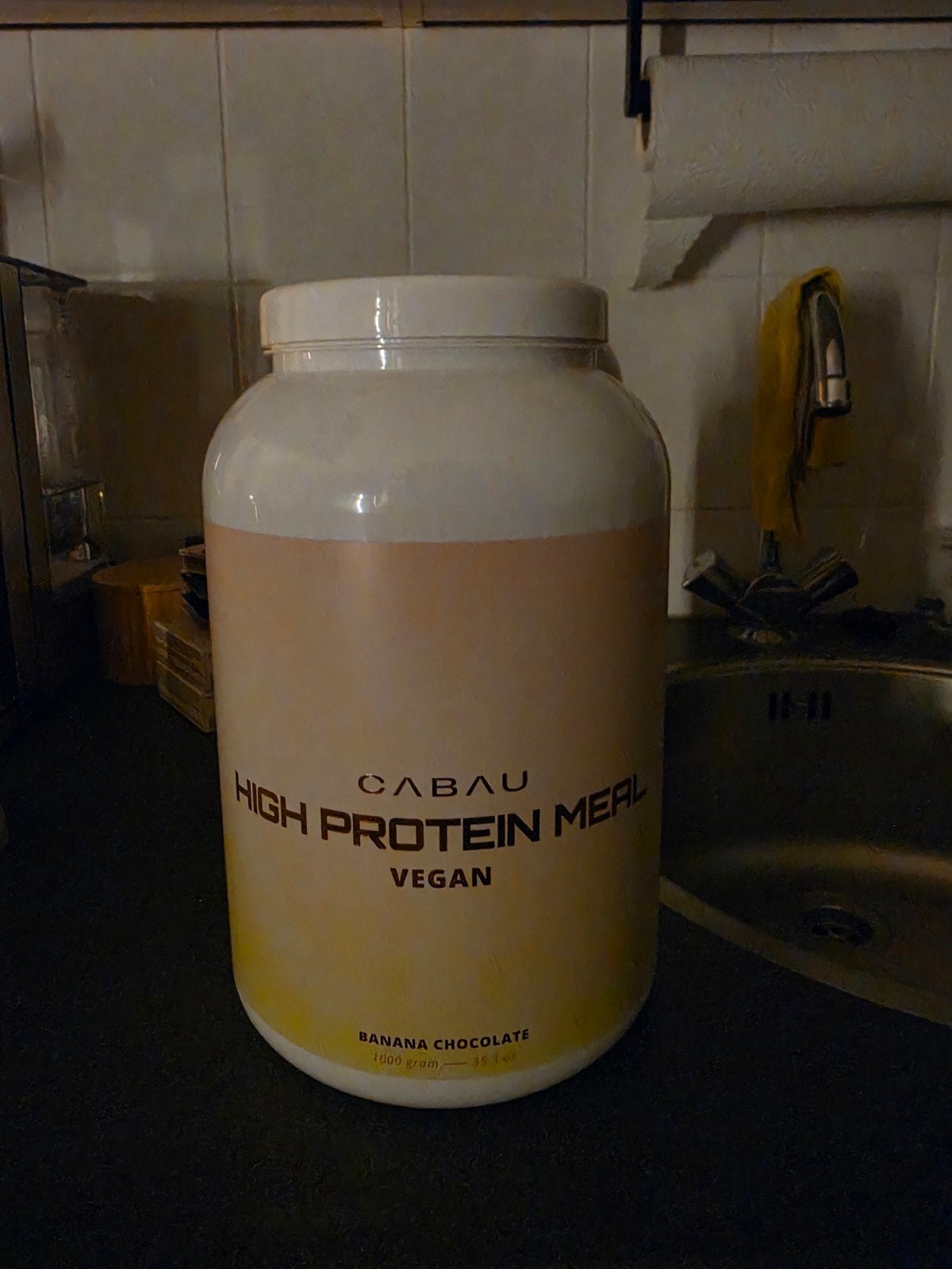 CABAU High Protein Meal Banaan Chocolade, Ophalen, Zo goed als nieuw, Poeder of Drank