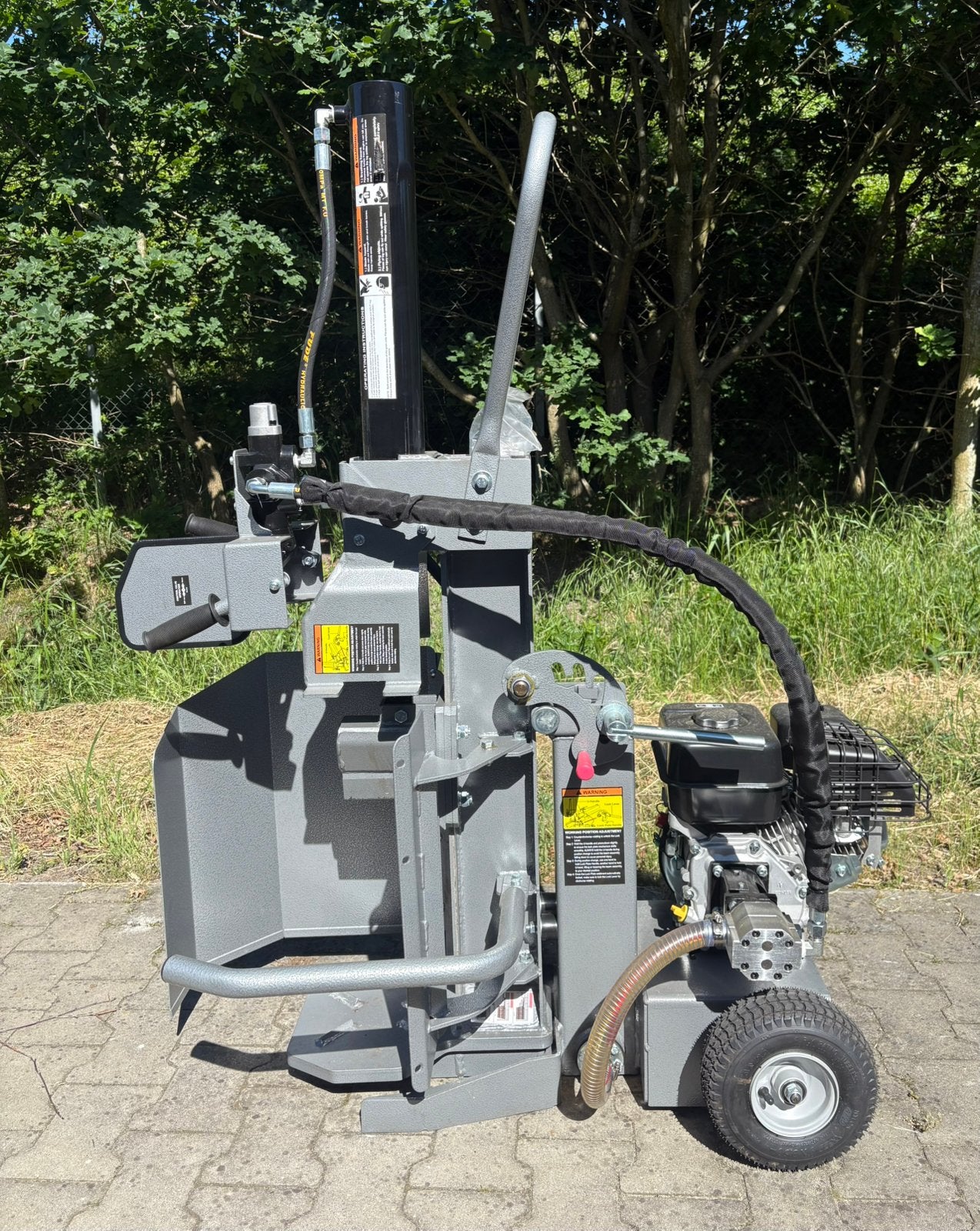Houtklover 15 Ton Met Kohler Benzine Motor, Ophalen, Zo goed als nieuw, Benzine, Liggend