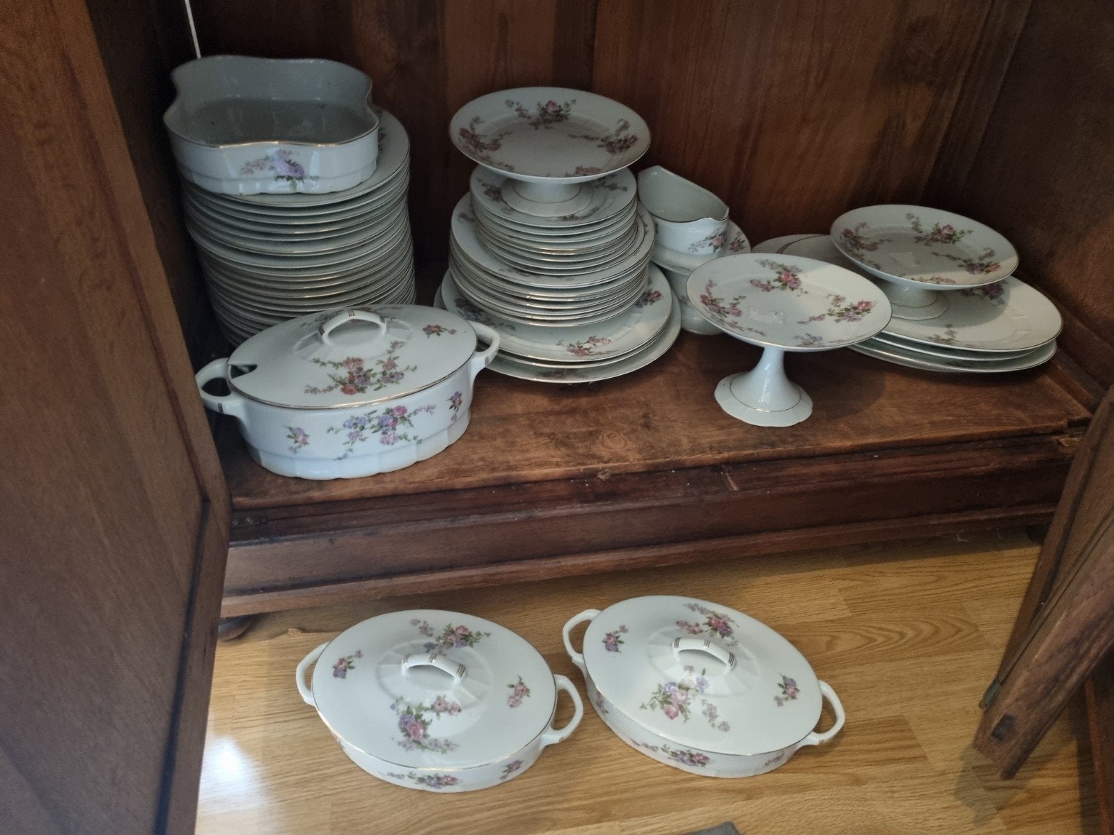 servies roosjes, Antiek en Kunst, Ophalen