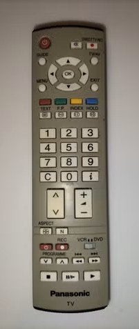 Panasonic Afstandsbediening EUR7651090 TV/VCR Grijs, Ophalen of Verzenden, Tv