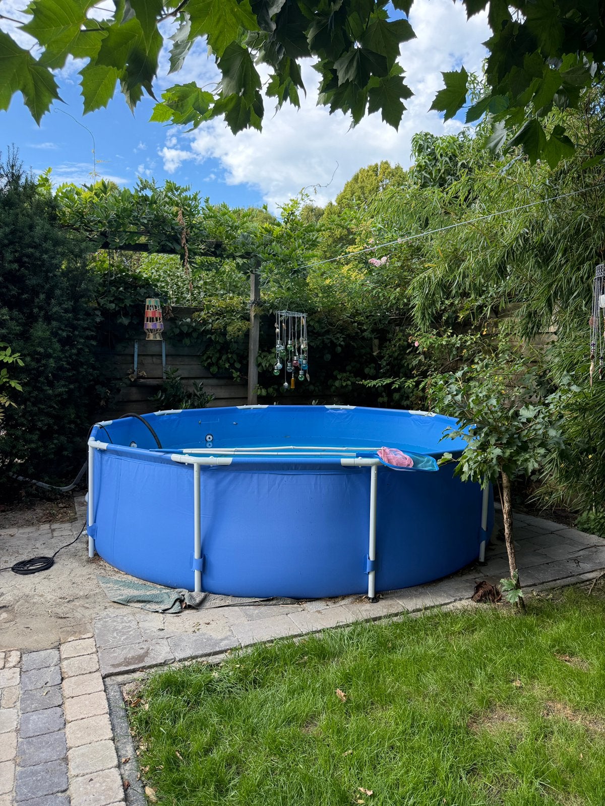 Summer Waves rond zwembad 305cm + afdekhoes + chloor & pH, Ophalen, Minder dan 80 cm, Rond, 300 cm of meer