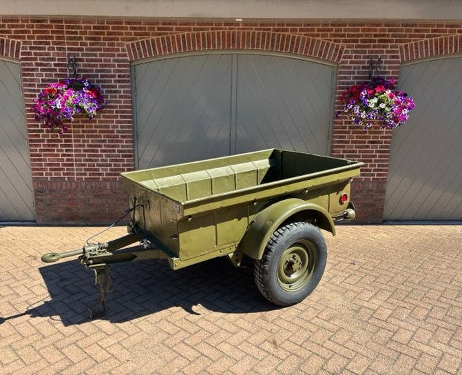 Bantam oorlogs aanhanger, Ophalen, Zo goed als nieuw