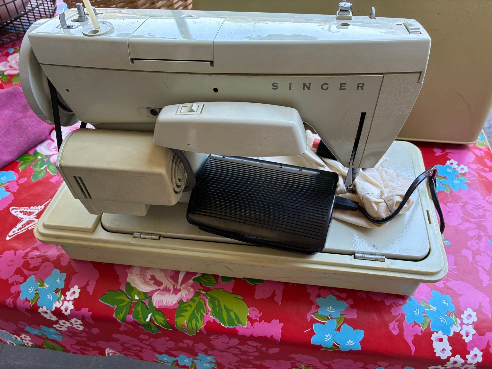 Vintage Singer Naaimachine - Klassiek Model, Ophalen of Verzenden, Gebruikt, Naaimachine, Singer