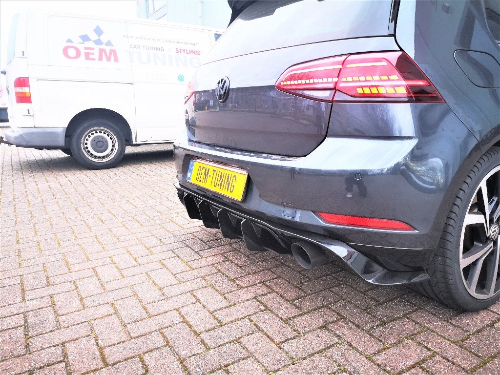Diffuser extension geschikt voor Golf 7.5 GTI | TCR |17- 20|, Auto diversen, Ophalen of Verzenden