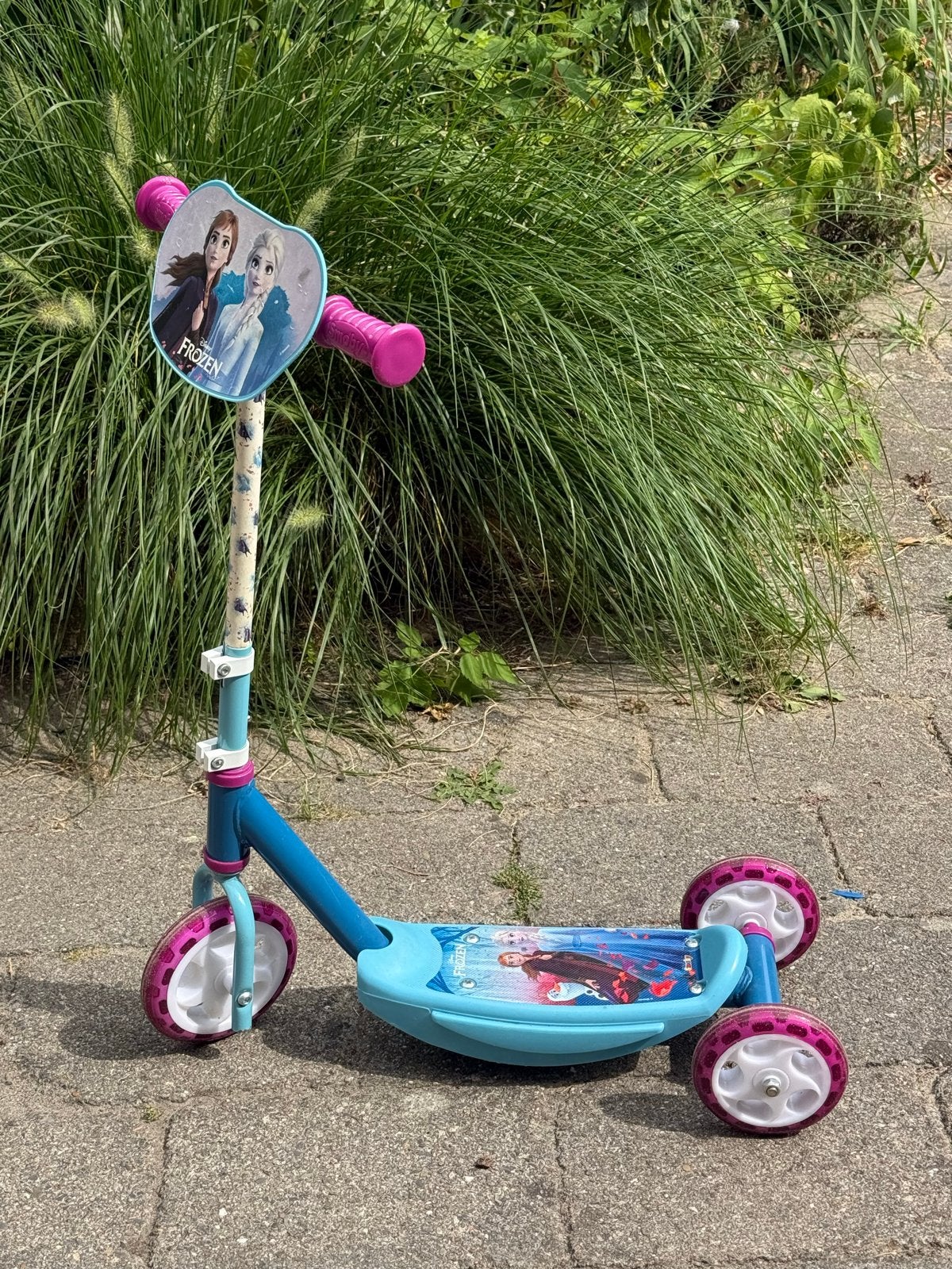 Frozen kinderstep met 3 wielen, Ophalen, Gebruikt, Gewone step