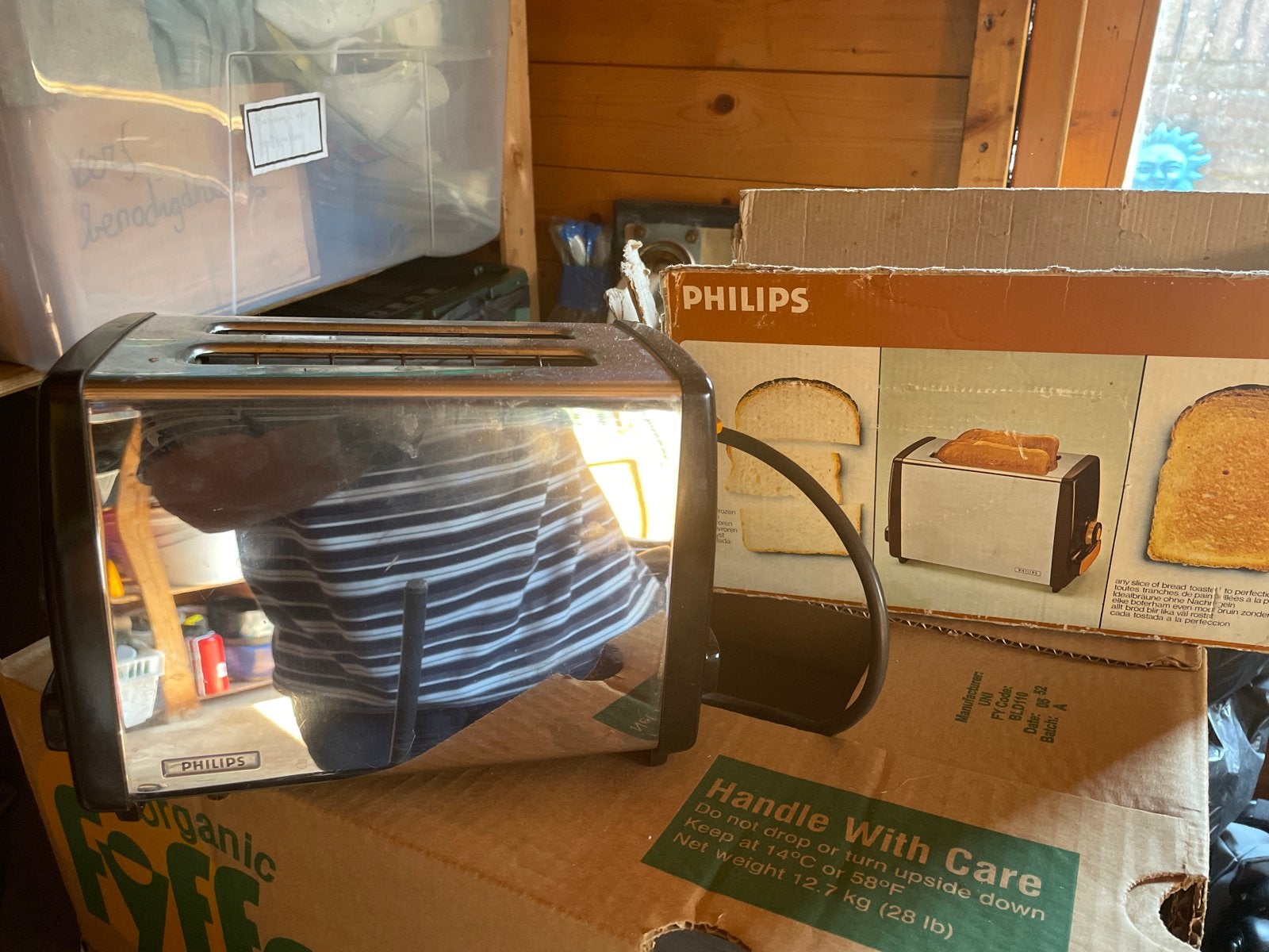 Philips broodrooster - Vintage design, Witgoed en Apparatuur, Broodroosters, Gebruikt, Ophalen