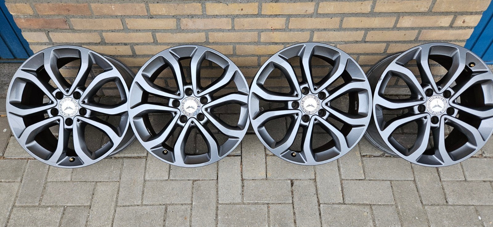 Mercedes-Benz velgen 17 inch prima staat, Auto-onderdelen, Banden en Velgen, Ophalen, Gebruikt, Velg(en), 17 inch