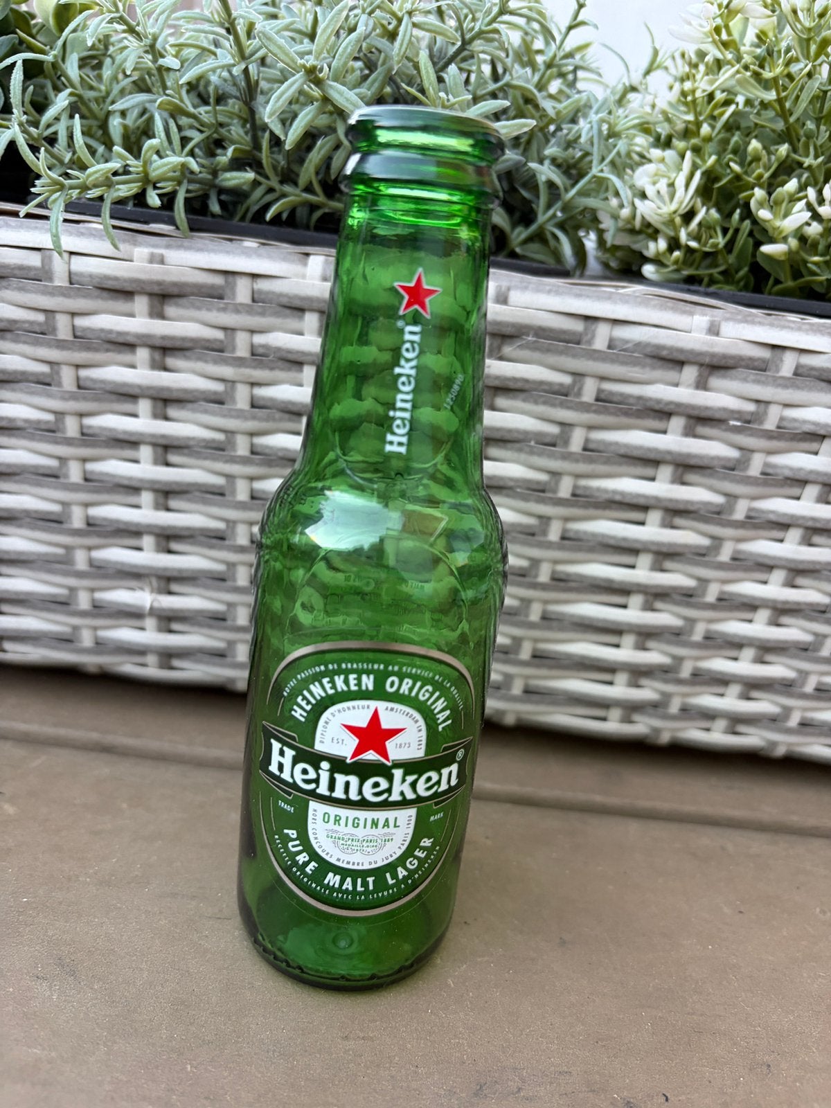 15cl flesje van Heineken leeg, Verzamelen, Biermerken, Verzenden, Nieuw, Flesje(s), Heineken