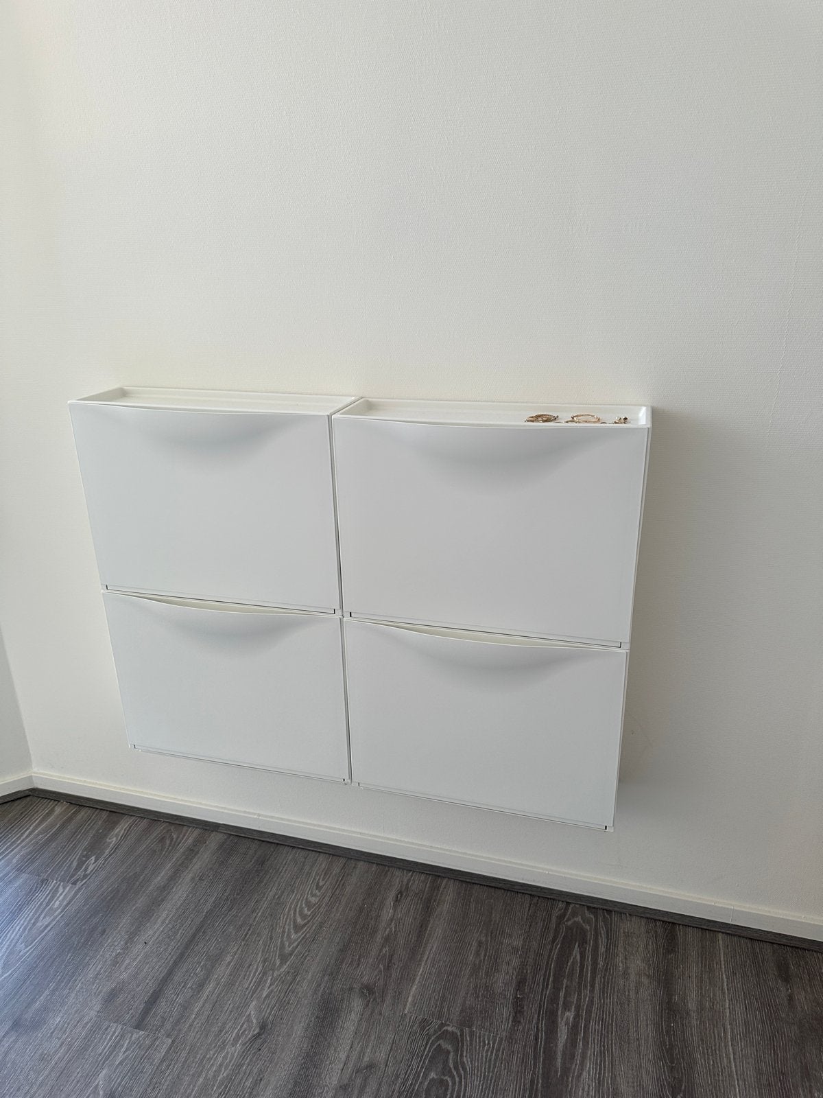 IKEA BISSA schoenenkast wit - 4 stuks, Ophalen, Gebruikt