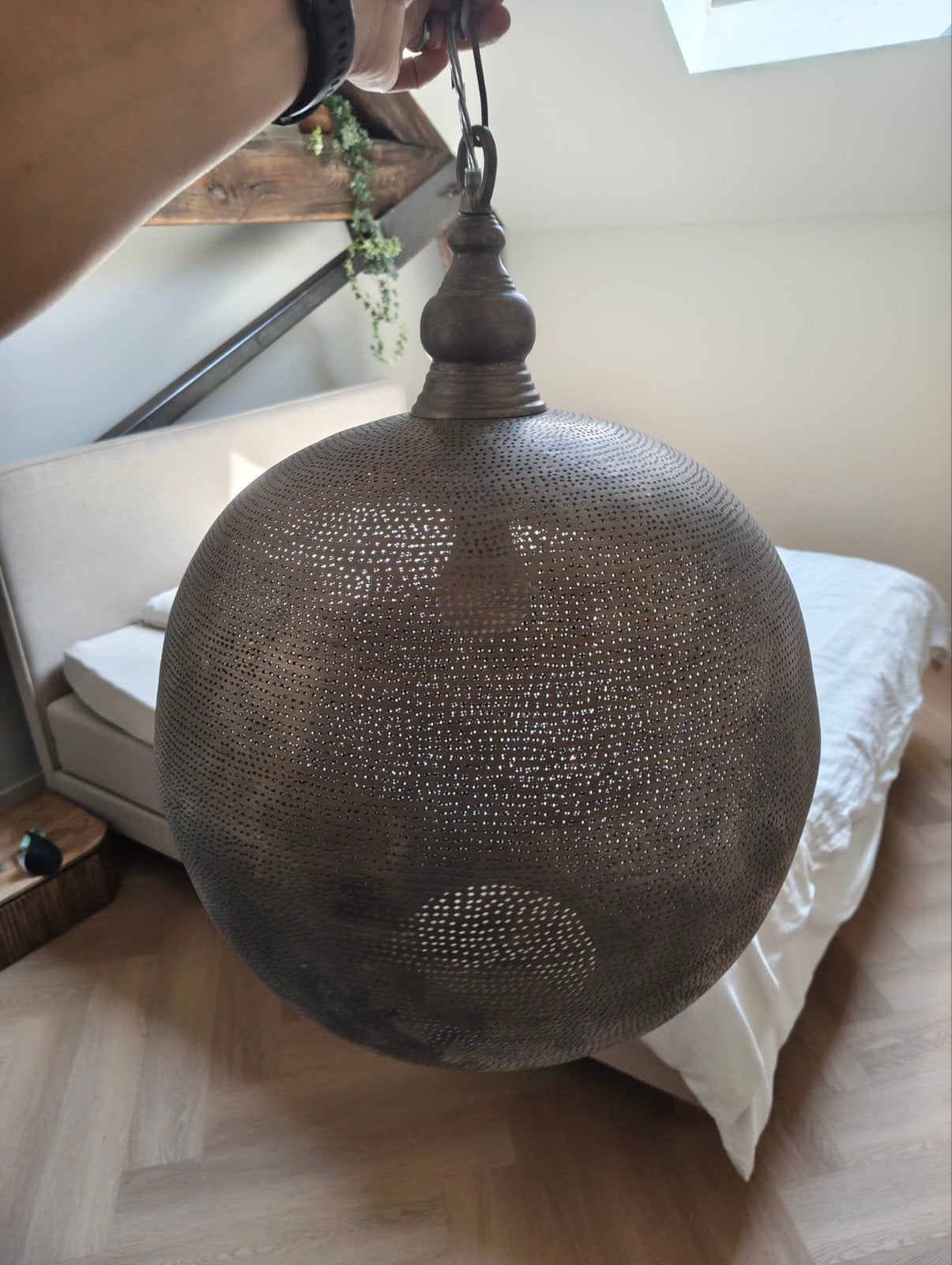 Zeer fraaie Oosterse lamp te koop, in perfecte staat!, Ophalen, Zo goed als nieuw, Minder dan 50 cm
