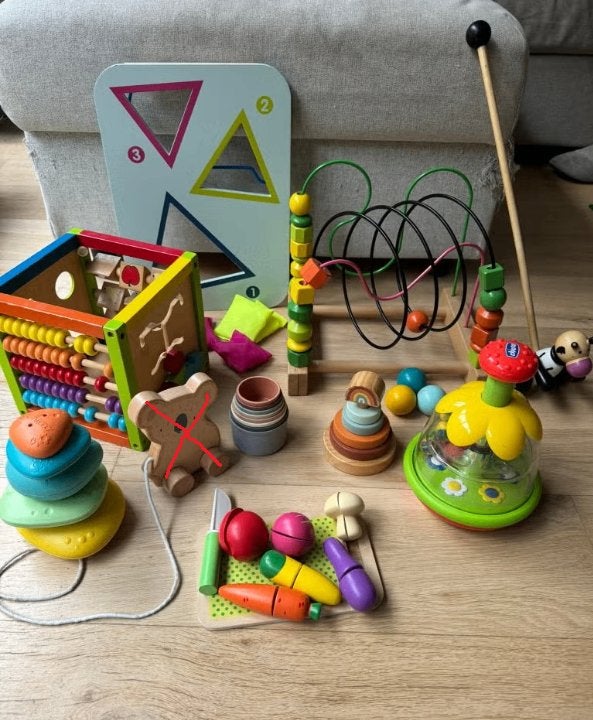 Luxe houten speelgoed pakket montessori/sensorisch/educatief, Kinderen en Baby's, Speelgoed | Houten speelgoed, Ophalen of Verzenden