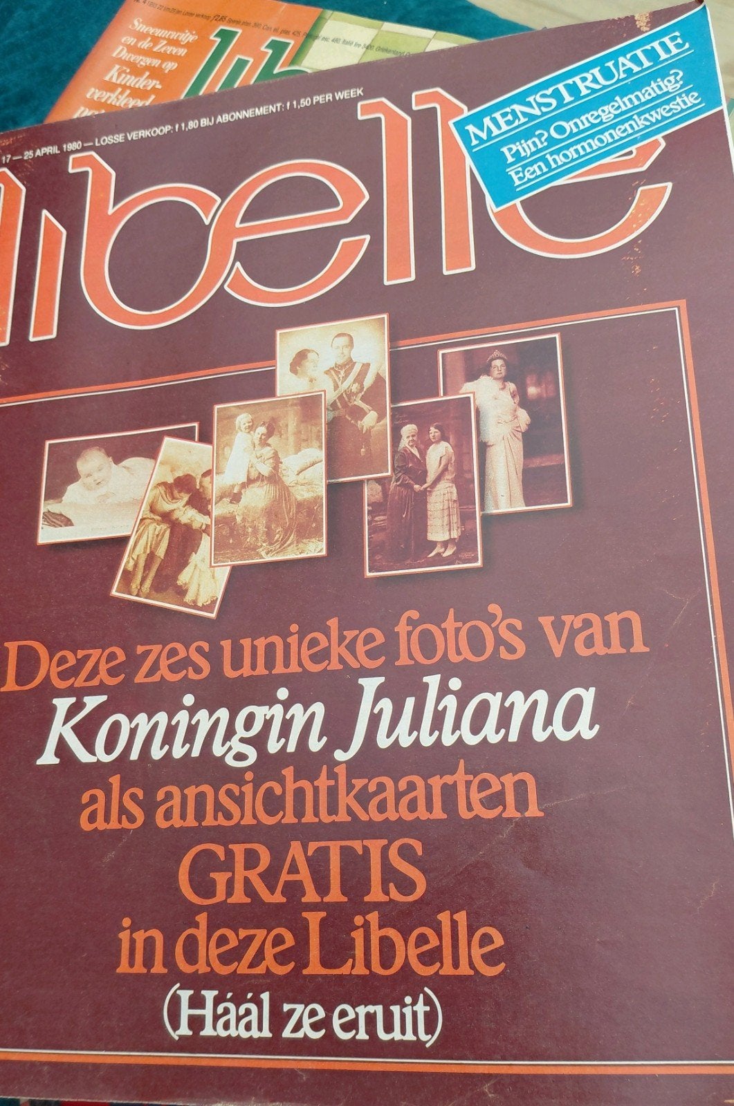 Libelle Magazine 1980 - Koningin Juliana Ansichtkaarten, Ophalen of Verzenden, Gelezen, Damesbladen