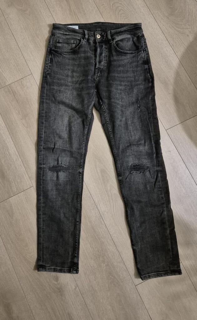 Zara Jeans - Zwart met lichte slijtage, Zara, Zwart, W32 (confectie 46) of kleiner, Ophalen of Verzenden