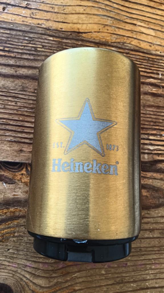 Heineken opener de kroonkurken blijven heel tijdens het open, Ophalen of Verzenden, Nieuw, Flesopener, Heineken