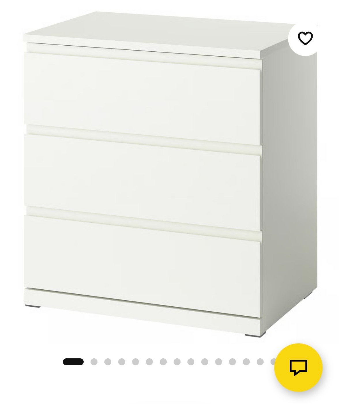Gezocht: IKEA MALM ladekast wit 80x78 cm!!, Zo goed als nieuw, 3 of 4 laden, Minder dan 100 cm, 25 tot 50 cm