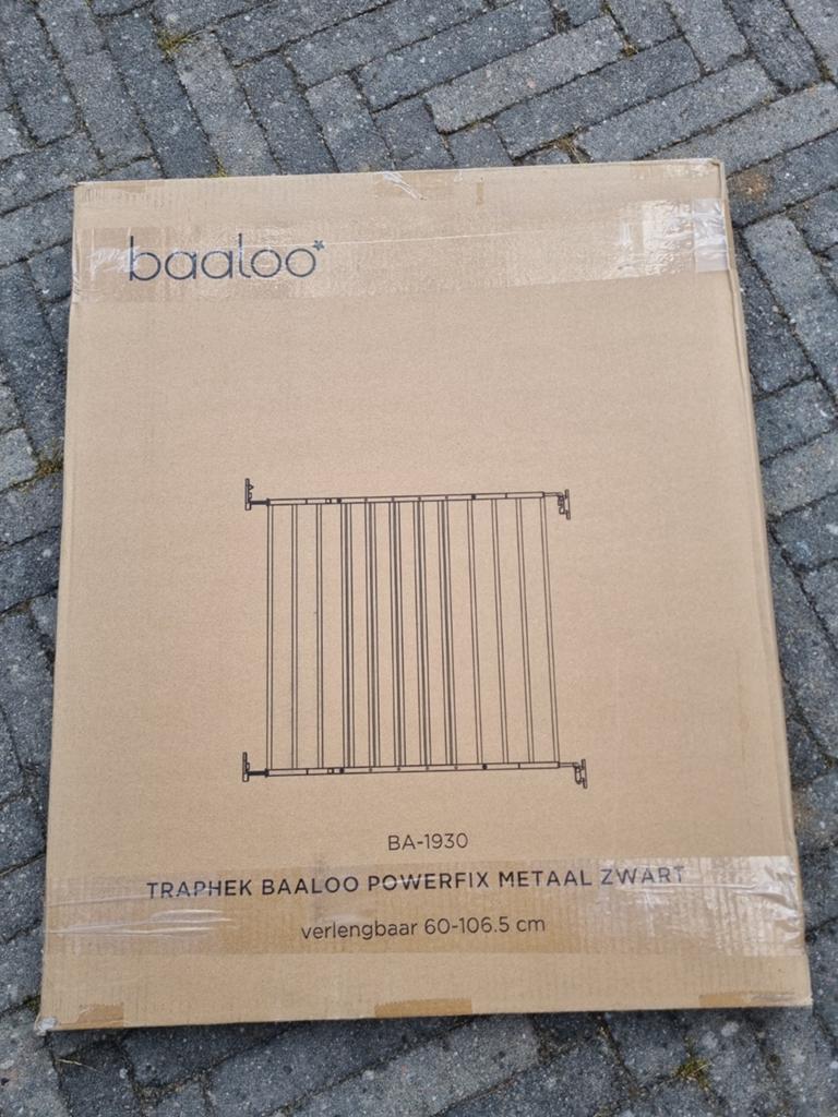 Baaloo Powerfix Traphek Metaal Zwart 60-106.5 cm, Ophalen of Verzenden, Nieuw, Metaal of IJzer