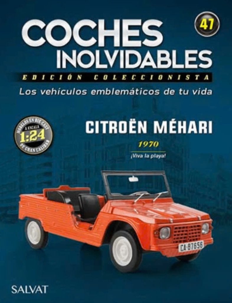 Citroen Mehari 1970 SCHAAL 1/24 Coches inolvidables # 47, Hobby en Vrije tijd, Ophalen of Verzenden, Nieuw, Overige typen, Overige merken