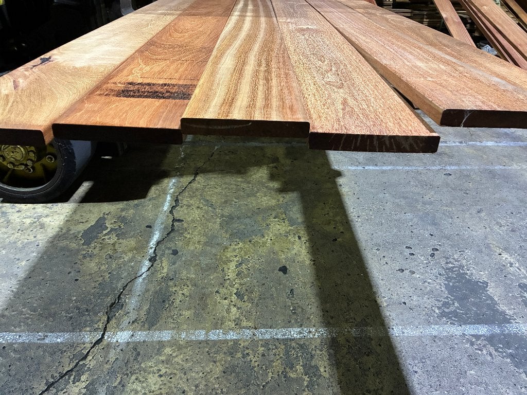 Hardhouten Vlonderplanken Cumaru 27x180mm € 5,01 per m1, Ophalen, Planken, Nieuw, Hardhout
