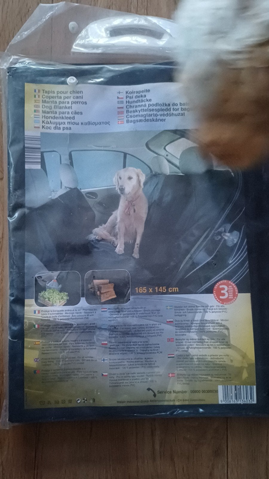 Honden kleed speciaal voor achterin auto..165x145, Ophalen of Verzenden, Nieuw