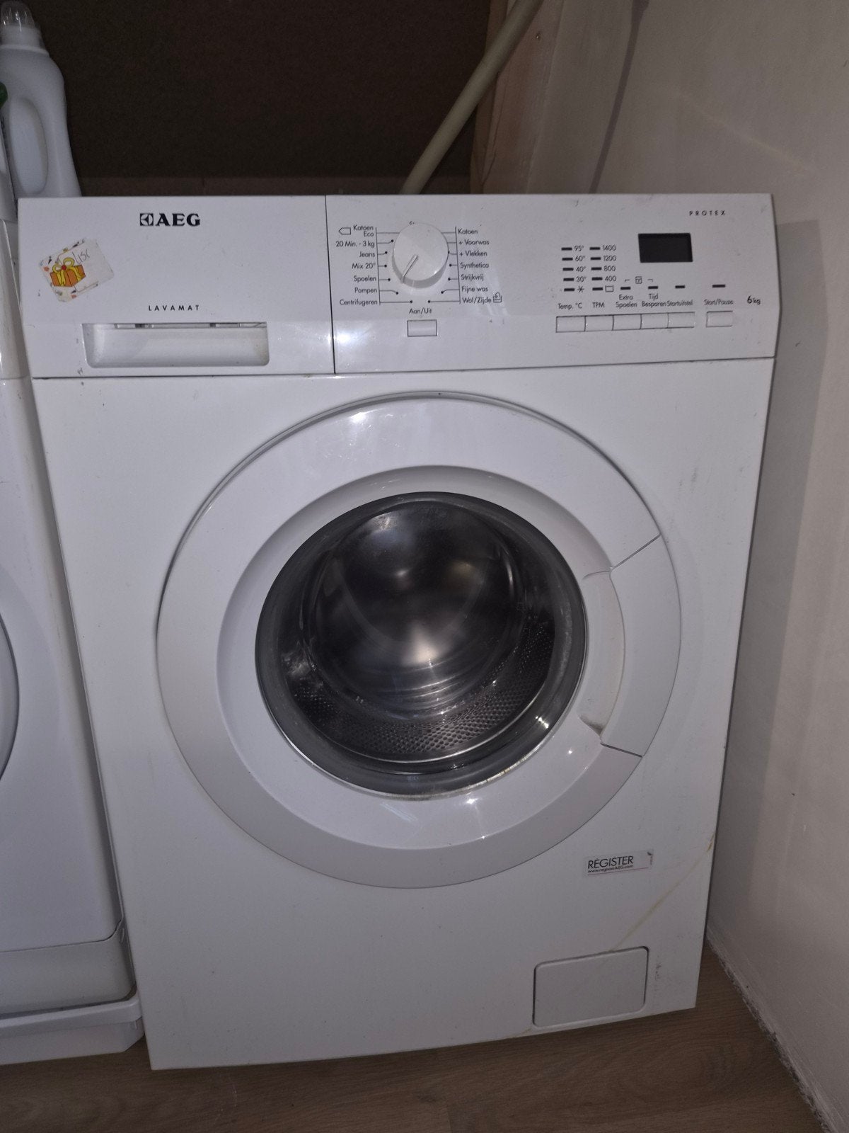 AEG Lavamat Protex Wasmachine - 6kg inhoud, Ophalen, Gebruikt, Voorlader, Kort programma