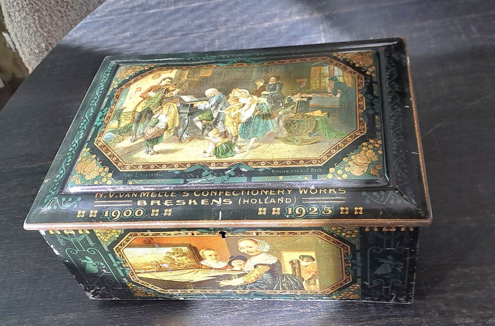 van Melle jubileumblik/ winkelblik 1925, Ophalen of Verzenden, Gebruikt, Overige