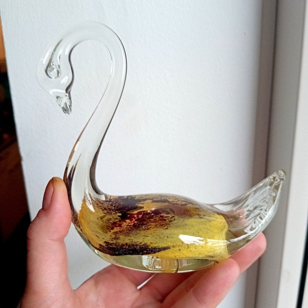 glazen zwaan, Antiek en Kunst, Verzenden