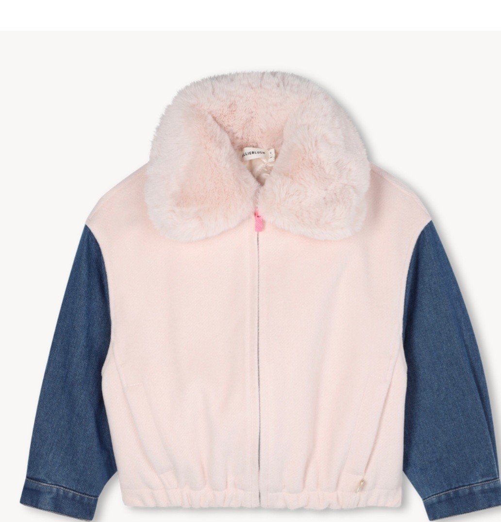 Winterjas maat 110, Billieblush, Meisje, Ophalen of Verzenden, Zo goed als nieuw