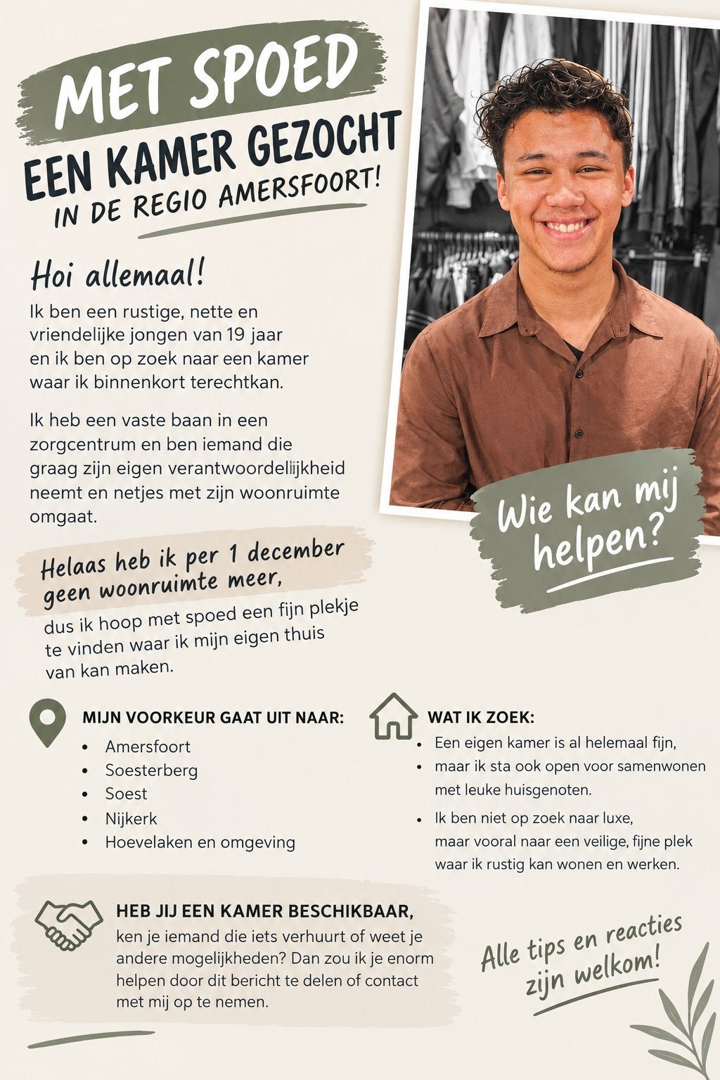 Kamer gezocht Amersfoort en omgeving, Overige regio's