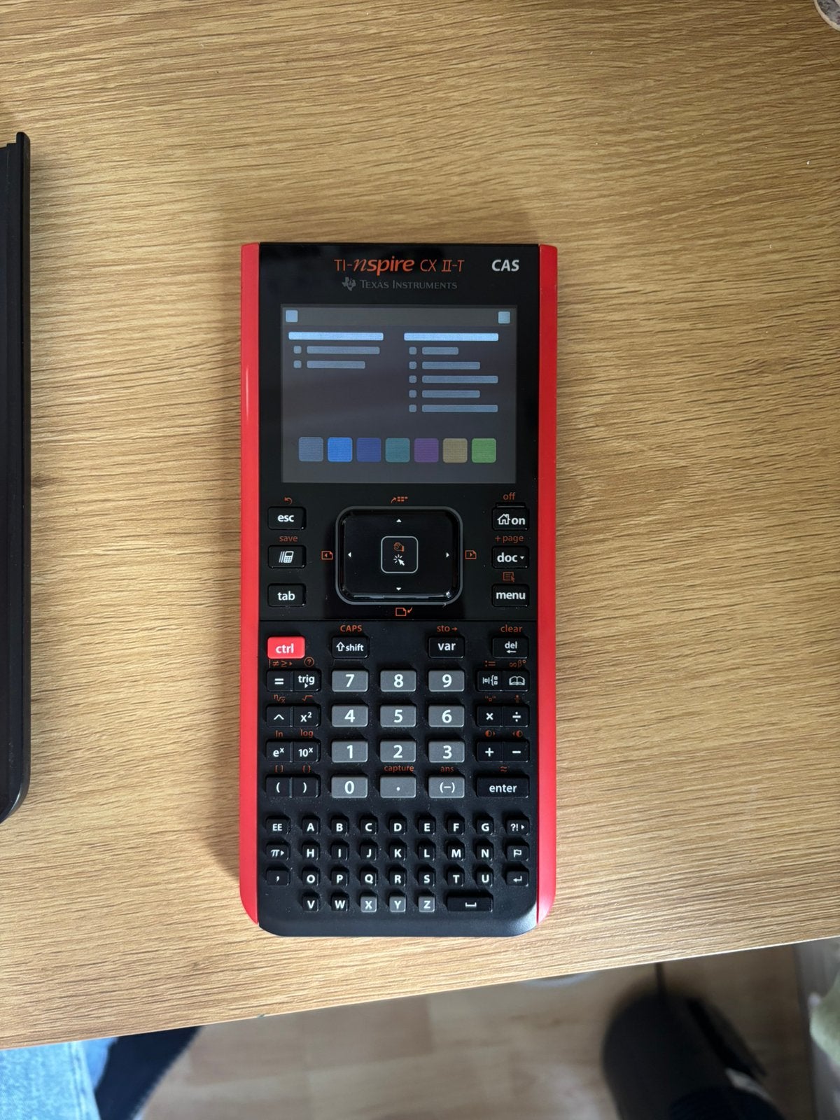 TEXAS INSTRUMENTS TI-Nspire CX II-T CAS Graphing Calculator, Ophalen of Verzenden, Zo goed als nieuw