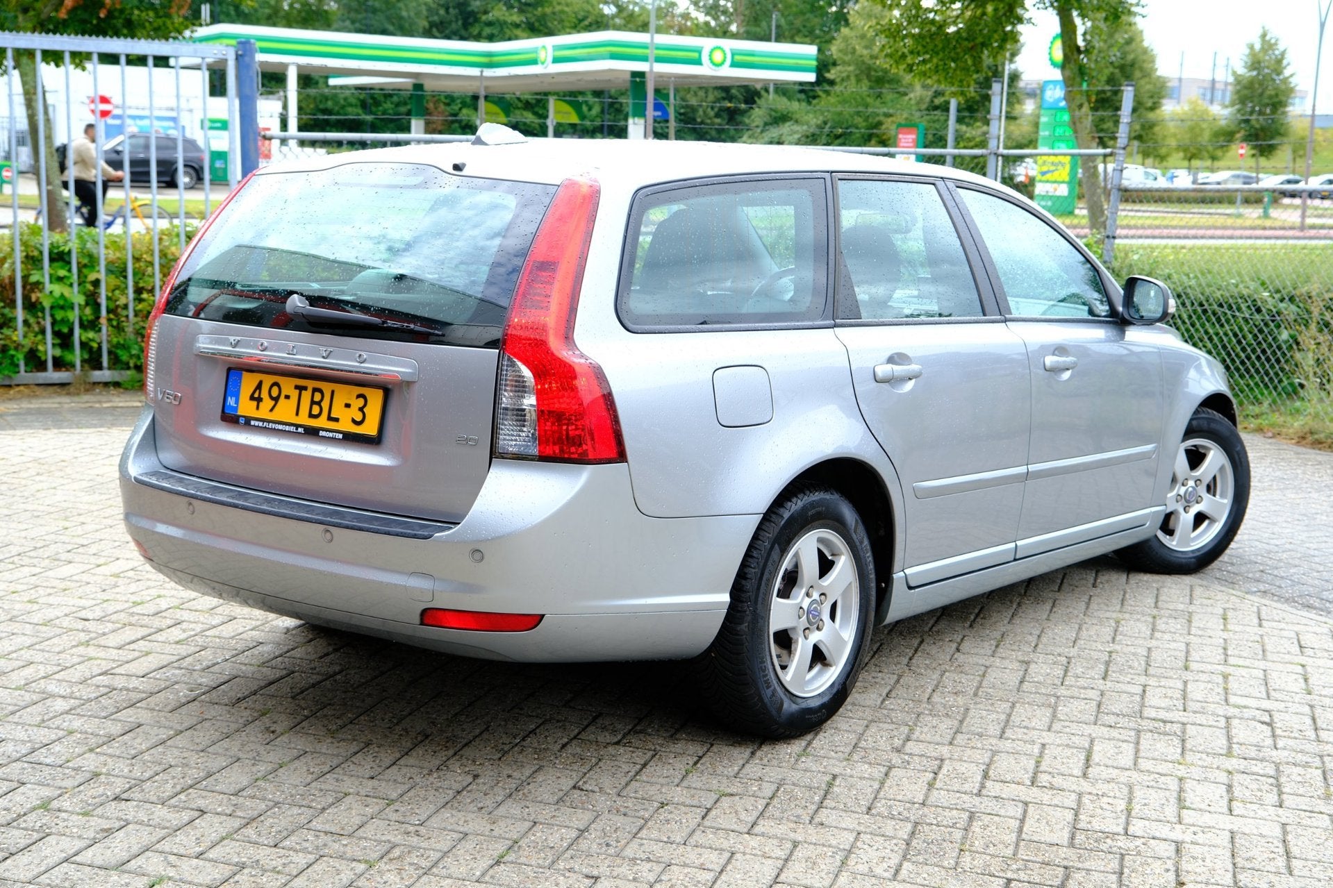 Volvo V50 2.0 Limited Edition Navi|1e Eig|Leder|Clima|LMV, Auto's, Gebruikt, 1279 kg, V50, Zilver of Grijs
