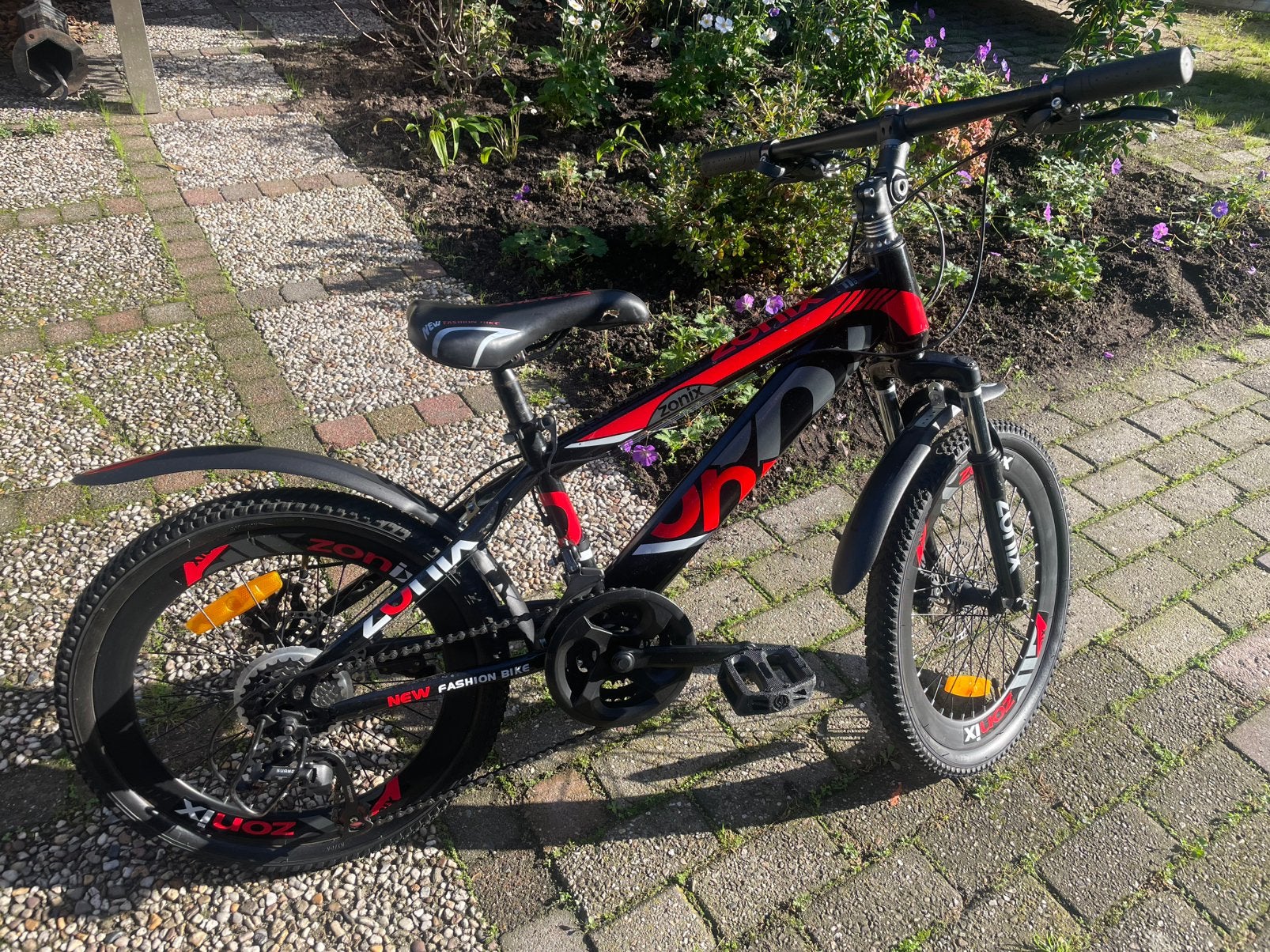 Zonix new fashion bike jongensfiets MTB 20 inch, Fietsen en Brommers, Ophalen, Gebruikt, 20 inch, Handrem