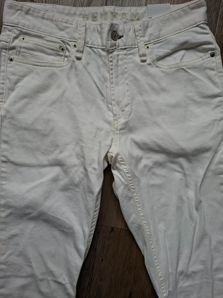 DENHAM Razor slimfit jeans W30 L32, Wit, Nieuw, W32 (confectie 46) of kleiner, Ophalen of Verzenden