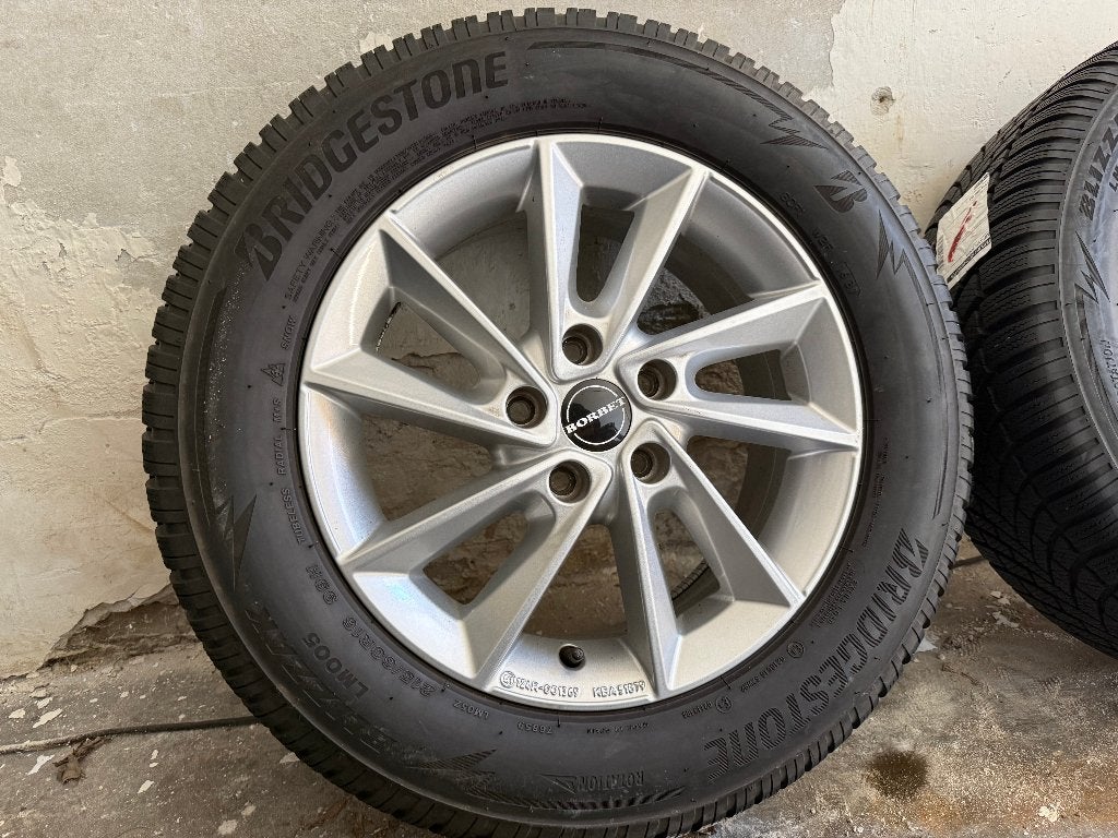 Borbet velgen met Bridgestone banden – Volkswagen Golf, Auto-onderdelen, Ophalen, 16 inch, Banden en Velgen, Personenwagen