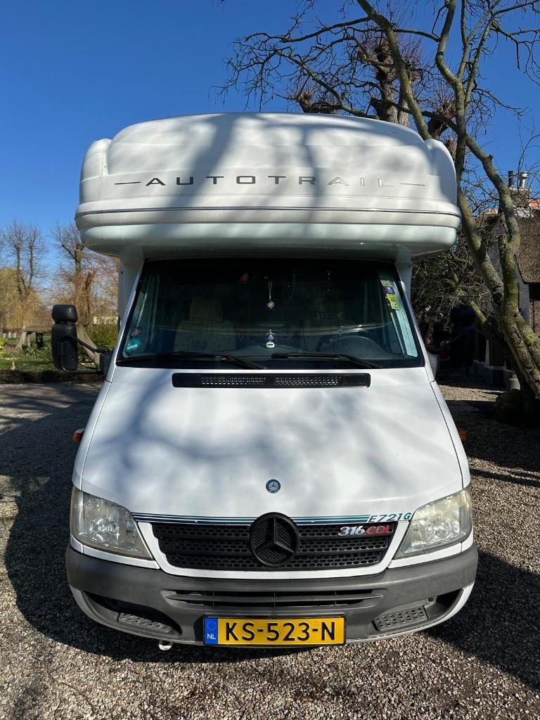Autotrail E721G se Mercedes Sprinter 316cdi alkoof camper, Caravans en Kamperen, Campers, Particulier, tot en met 5, Alkoof, Mercedes-Benz
