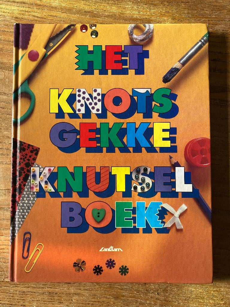 Het knotsgekke knutselboek - vintage 1995, Ophalen of Verzenden, Gelezen, Overige onderwerpen, Geschikt voor kinderen