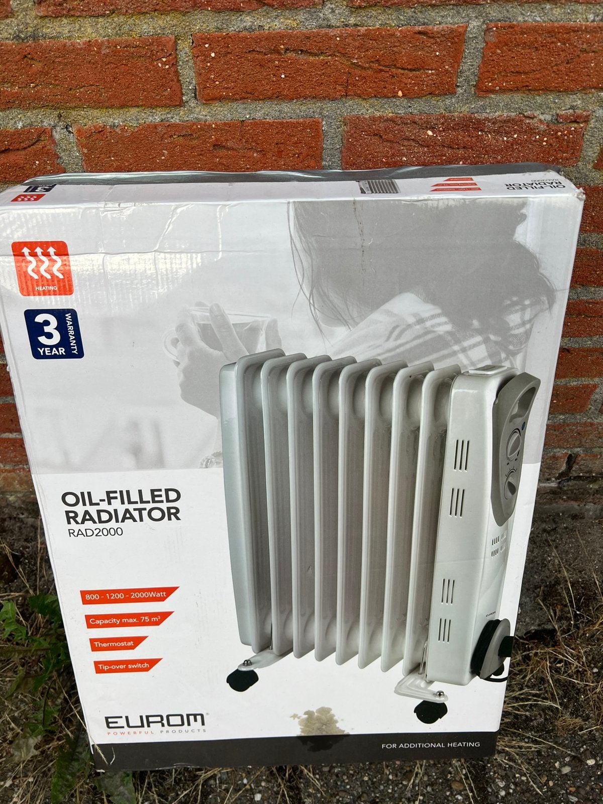 Electronische radiator verwarming, Ophalen, Zo goed als nieuw, Radiator
