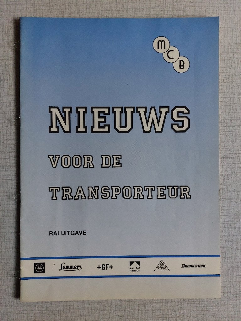 Brochure / Folder Nieuws voor de transporteur - RAI uitgave, Ophalen of Verzenden, Gelezen, Overige merken