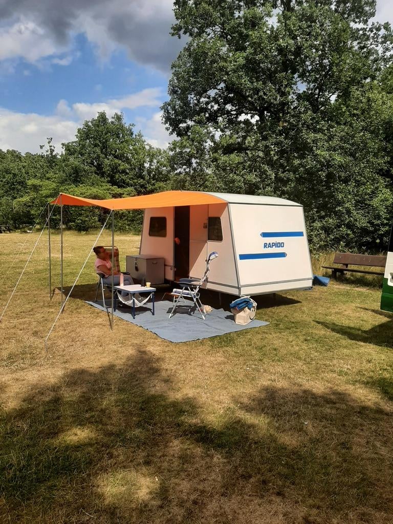 Compacte Rapido Club 32 vouwcaravan met luifel, Caravans en Kamperen, Standaardzit, Rapido, Particulier, Luifel