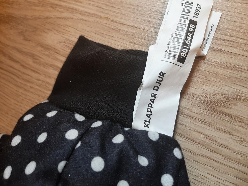 IKEA spin handpop klappar djur 20 cm, Ophalen of Verzenden, Overige typen