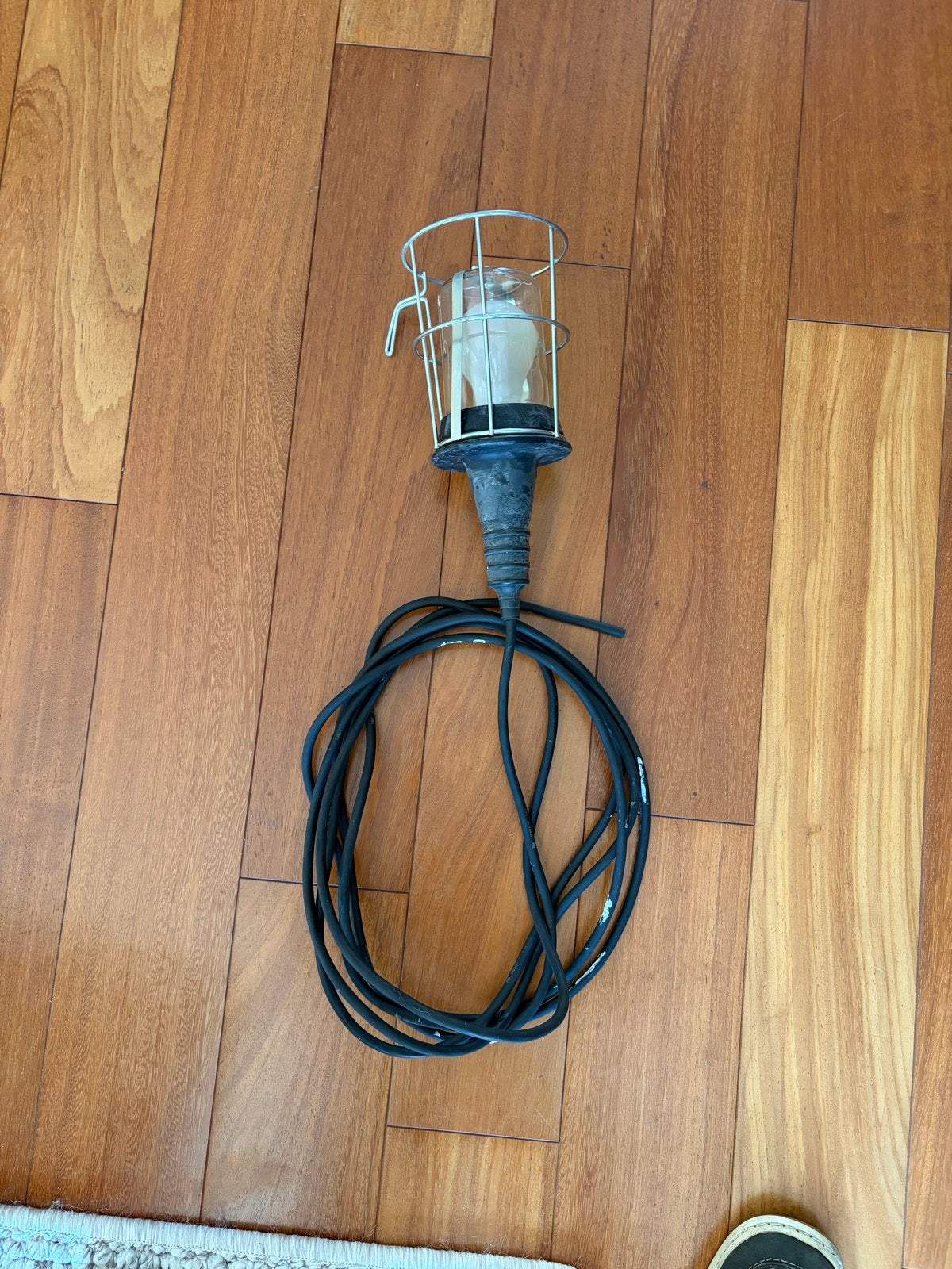 Retro Looplamp met 5m rubber kabel - Max 60W, Ophalen